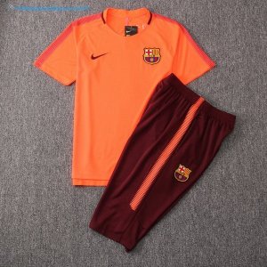 Maillot Entrainement Barcelona Ensemble Complet 2018 2019 Orange