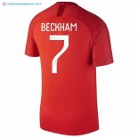 Maillot Angleterre Exterieur Beckham 2018 Rouge