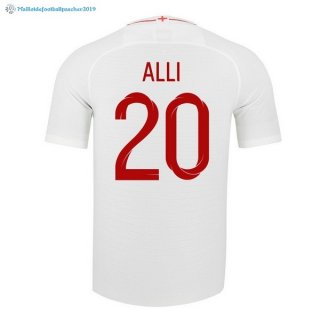 Maillot Angleterre Domicile Alli 2018 Blanc