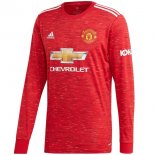 Thailande Maillot Manchester United Domicile ML 2020 2021 Rouge