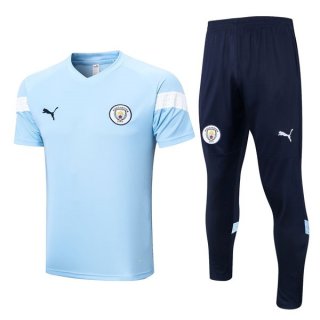 Entrainement Manchester City Ensemble Complet 2022 2023 Bleu