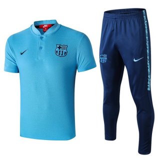 Polo Ensemble Complet Barcelona 2019 2020 Azul Clair Polo Ensemble Complet Barcelona 2019 2020 Azul Clair
