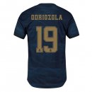 Maillot Real Madrid NO.19 Odriozola Exterieur 2019 2020 Bleu