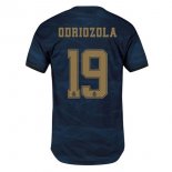 Maillot Real Madrid NO.19 Odriozola Exterieur 2019 2020 Bleu
