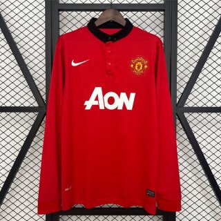 Thailande Maillot M-U Domicile ML Retro 2013-2014 Thailande Maillot M-U Domicile ML Retro 2013-2014