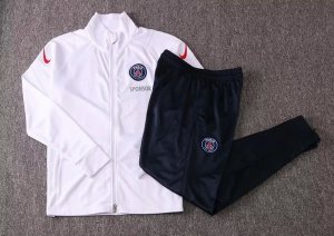 Survetement Paris Saint Germain 2020 2021 Blanc Noir