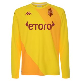 Thailande Maillot AS Monaco Gardien 2021 2022 Jaune