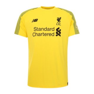 Maillot Liverpool Domicile Gardien 2018 2019 Jaune Maillot Liverpool Domicile Gardien 2018 2019 Jaune