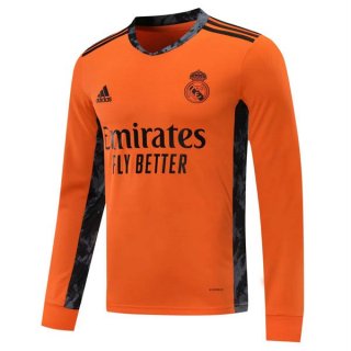 Maillot Real Madrid Exterieur ML 2020 2021 Orange