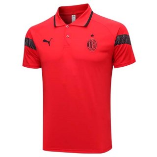 Polo AC Milan 2023 2024 Rouge