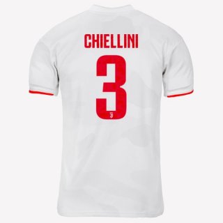 Maillot Juventus NO.3 Chiellini Exterieur 2019 2020 Gris Blanc Maillot Juventus NO.3 Chiellini Exterieur 2019 2020 Gris Blanc