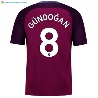 Maillot Manchester City Exterieur Gundogan 2017 2018