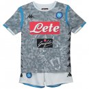 Maillot Naples Third Enfant 2018 2019 Gris