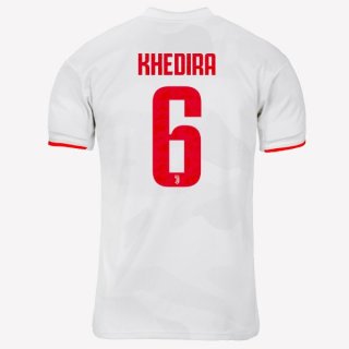 Maillot Juventus NO.6 Khedira Exterieur 2019 2020 Gris Blanc Maillot Juventus NO.6 Khedira Exterieur 2019 2020 Gris Blanc