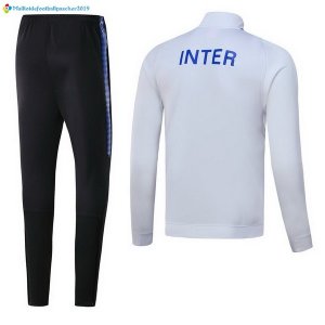 Survetement Inter 2017 2018 Blanc Noir