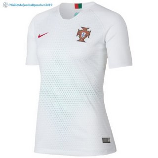Maillot Portugal Exterieur Femme 2018 Blanc Maillot Portugal Exterieur Femme 2018 Blanc