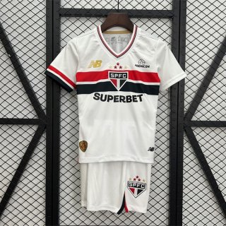 Maillot Sao Paulo Domicile Enfant 2025-2026 Maillot Sao Paulo Domicile Enfant 2025-2026