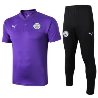 Polo Ensemble Complet Manchester City 2019 2020 Purpura