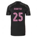 Maillot Real Madrid Third NO.25 Rodrygo 2020 2021 Noir