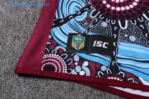 Maillot Rugby Manly Sea Eagles Indígena 2017 2018 Rouge