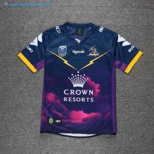 Maillot Rugby Melbourne Storm Auckland 9's 2017 2018 Bleu