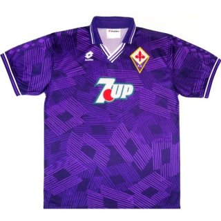 Maillot Fiorentina Lotto Domicile Retro 1992 1993 Purpura