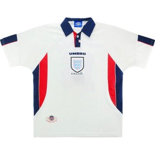 Maillot Angleterre Domicile Retro 1998 Blanc Maillot Angleterre Domicile Retro 1998 Blanc
