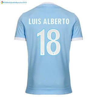 Maillot Lazio Domicile Luis Alberto 2017 2018 Maillot Lazio Domicile Luis Alberto 2017 2018