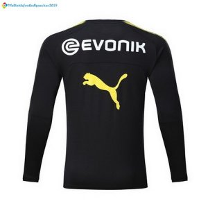 Survetement Borussia Dortmund Enfant 2017 2018 Noir Marine