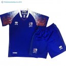 Maillot Islande Domicile Ensemble De Enfant 2018 Bleu