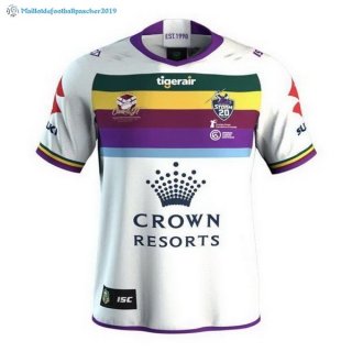 Maillot Rugby Melbourne Storm Testimonial 2018 Blanc Maillot Rugby Melbourne Storm Testimonial 2018 Blanc