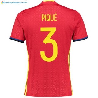 Maillot Espagne Domicile Pique 2016 Maillot Espagne Domicile Pique 2016
