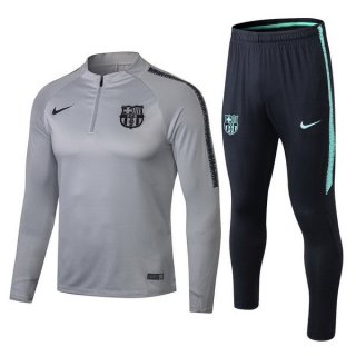 Survetement Barcelona 2018 2019 Gris Bleu Survetement Barcelona 2018 2019 Gris Bleu