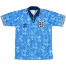 Thailande Maillot Angleterre Replica Tercera Retro 1990 Bleu