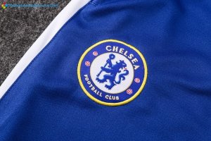 Survetement Chelsea 2017 2018 Blanc Gris Bleu