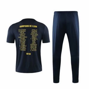 Entrainement Barcelona Ensemble Complet 2019 2020 Noir Jaune