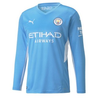 Thailande Maillot Manchester City Domicile ML 2021 2022