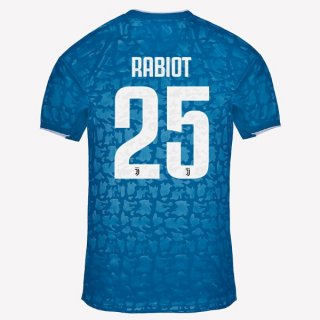 Maillot Juventus NO.25 Rabiot Third 2019 2020 Bleu