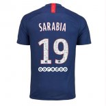 Maillot Paris Saint Germain NO.19 Sarabia Domicile 2019 2020 Bleu