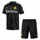 Maillot Borussia Dortmund Exterieur Enfant 2019 2020 Negro