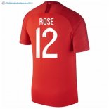 Maillot Angleterre Exterieur Rose 2018 Rouge