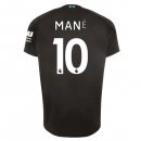 Maillot Liverpool NO.10 Mane Third 2019 2020 Noir