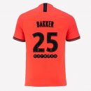 JORDAN Maillot Paris Saint Germain NO.25 Bakker Exterieur 2019 2020 Orange