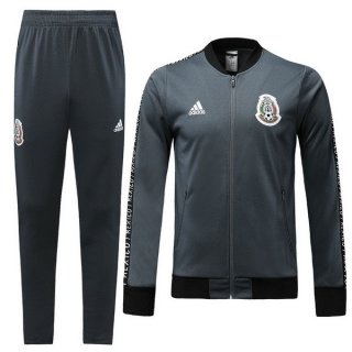 Survetement Mexique 2018 Gris Noir Survetement Mexique 2018 Gris Noir