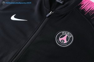 Survetement Paris Saint Germain 2018 2019 Rose Noir