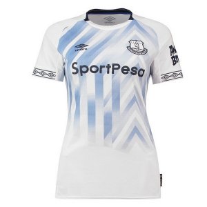 Maillot Everton Third Femme 2018 2019 Blanc