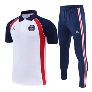 Polo Paris Saint Germain Ensemble Complet 2022 2023 Blanc Bleu