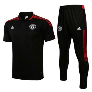 Polo Manchester United 2022 Noir Polo Manchester United 2022 Noir