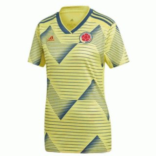 Maillot Columbia Domicile Femme 2019 Jaune