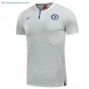 Polo Chelsea 2017 2018 Blanc Bleu